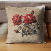 Red Roses Vintage Cushion Covers Pack of 5